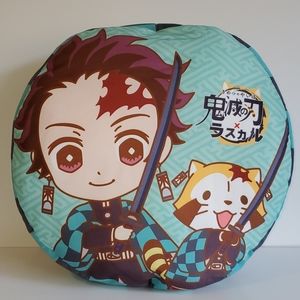 Demon Slayers x Rascal the Raccoon Collab Cushion